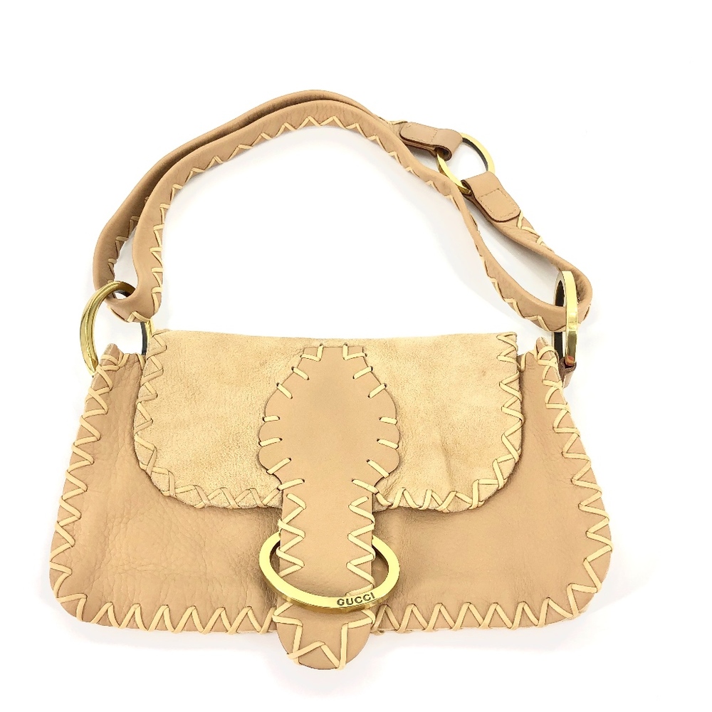 Gucci Vintage Pouchette Suede Leather
